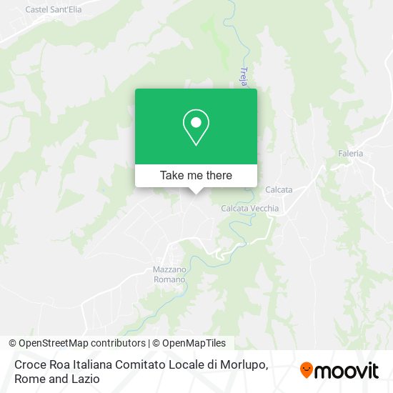 Croce Roa Italiana Comitato Locale di Morlupo map