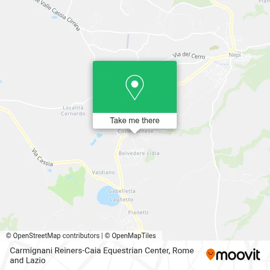 Carmignani Reiners-Caia Equestrian Center map