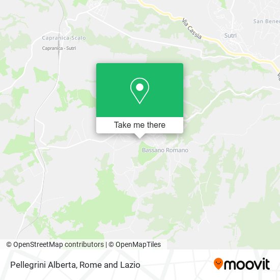Pellegrini Alberta map