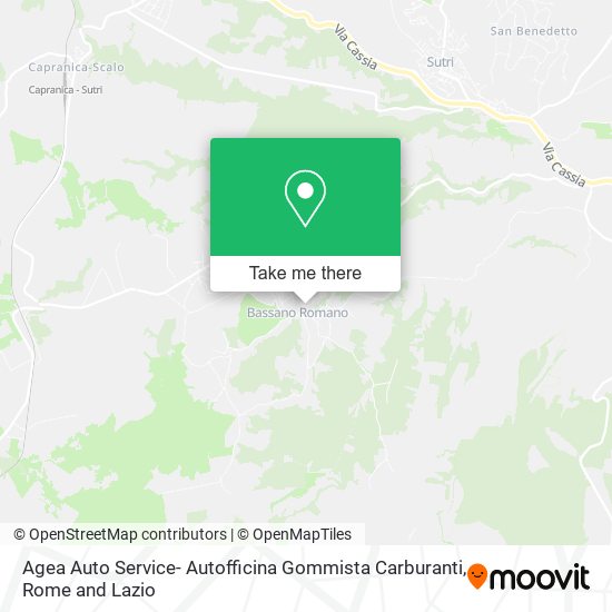 Agea Auto Service- Autofficina Gommista Carburanti map