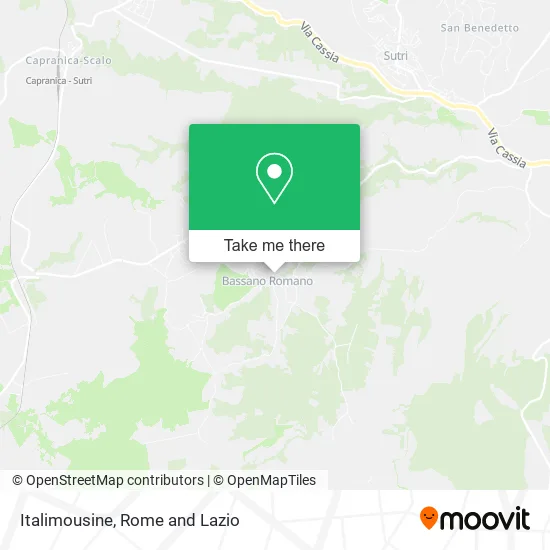 Italimousine map
