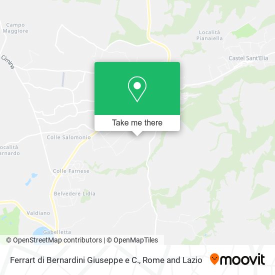 Ferrart di Bernardini Giuseppe e C. map