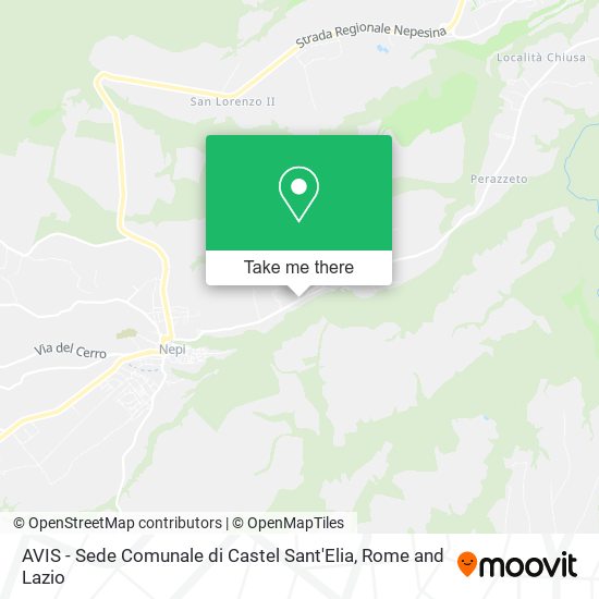 AVIS - Sede Comunale di Castel Sant'Elia map