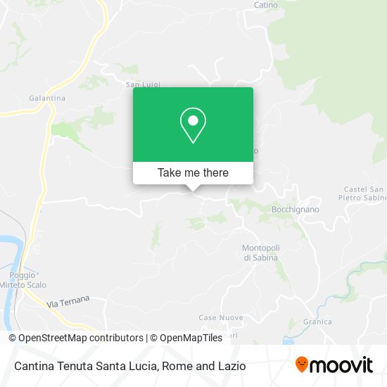 Cantina Tenuta Santa Lucia map