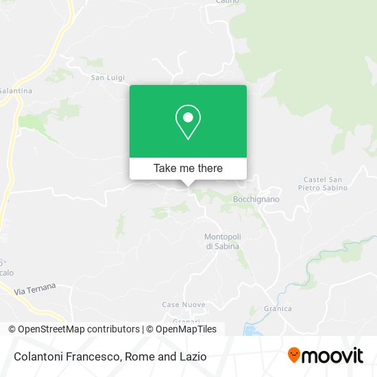 Colantoni Francesco map