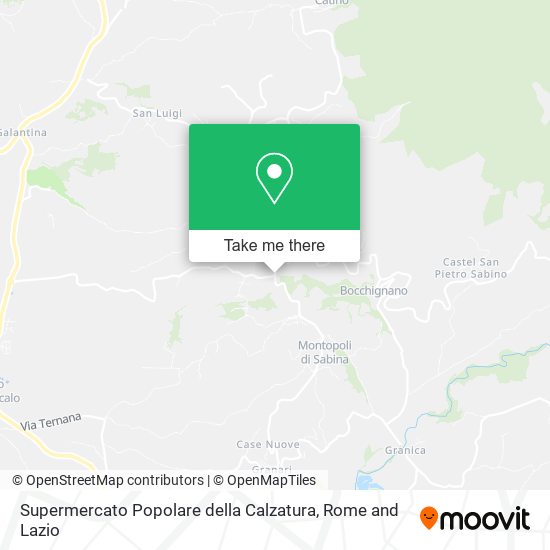 Supermercato Popolare della Calzatura map