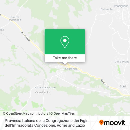 Provincia Italiana della Congregazione dei Figli dell'Immacolata Concezione map