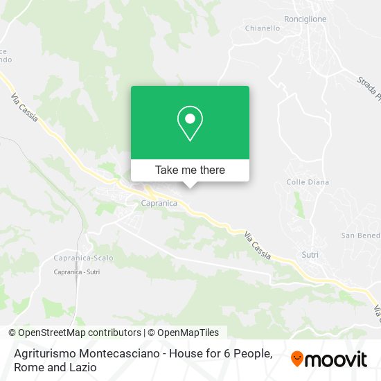 Agriturismo Montecasciano - House for 6 People map