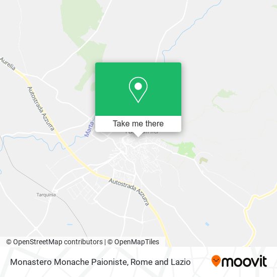 Monastero Monache Paioniste map