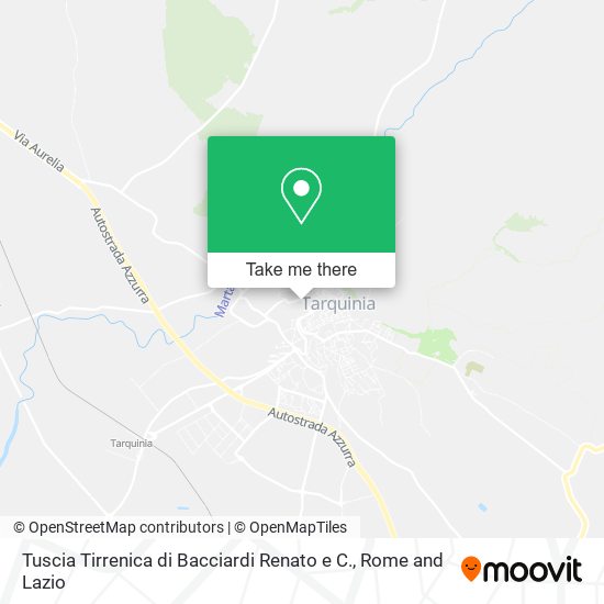 Tuscia Tirrenica di Bacciardi Renato e C. map