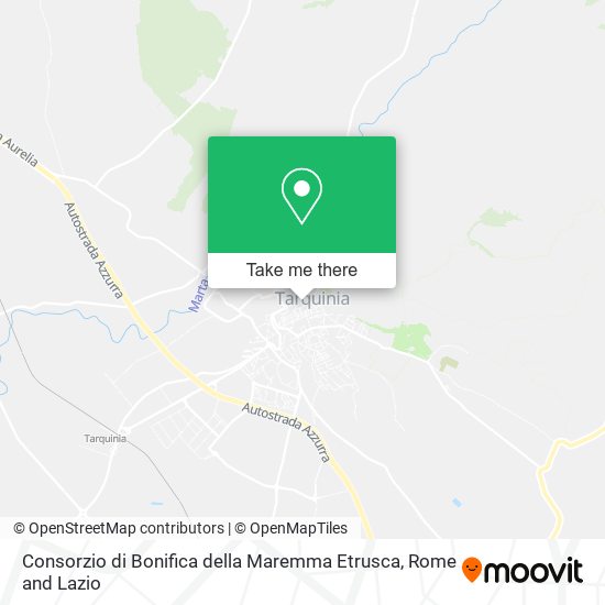 Consorzio di Bonifica della Maremma Etrusca map