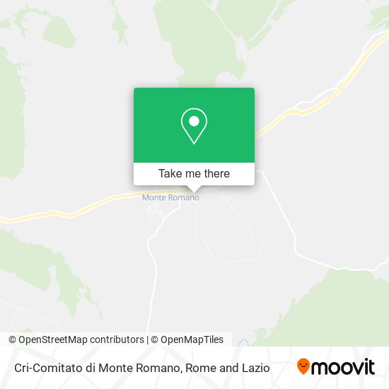 Cri-Comitato di Monte Romano map