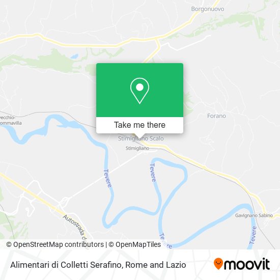 Alimentari di Colletti Serafino map