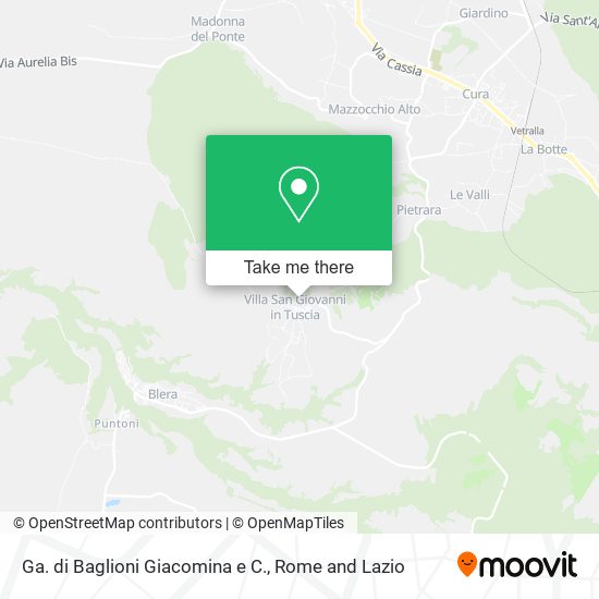 Ga. di Baglioni Giacomina e C. map
