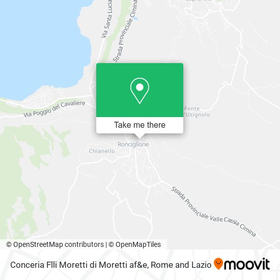 Conceria Flli Moretti di Moretti af&e map