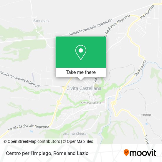 Centro per l'Impiego map