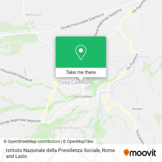 Istituto Nazionale della Previdenza Sociale map