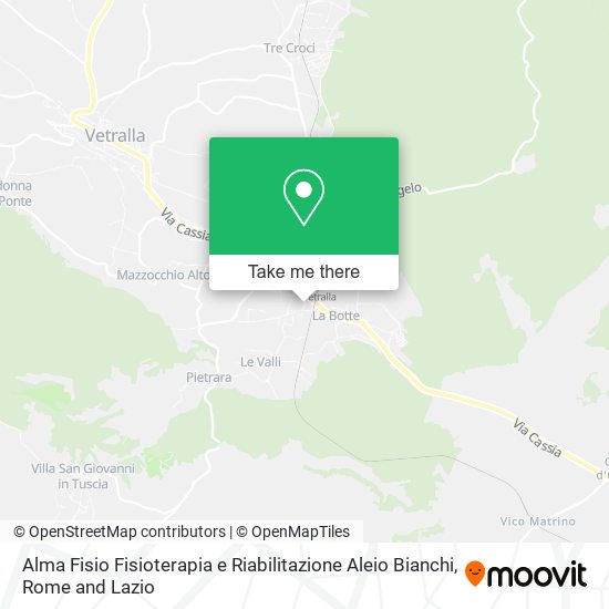 Alma Fisio Fisioterapia e Riabilitazione Aleio Bianchi map