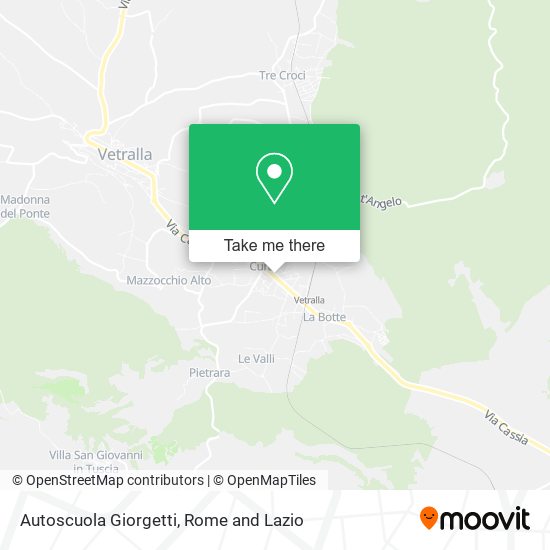 Autoscuola Giorgetti map