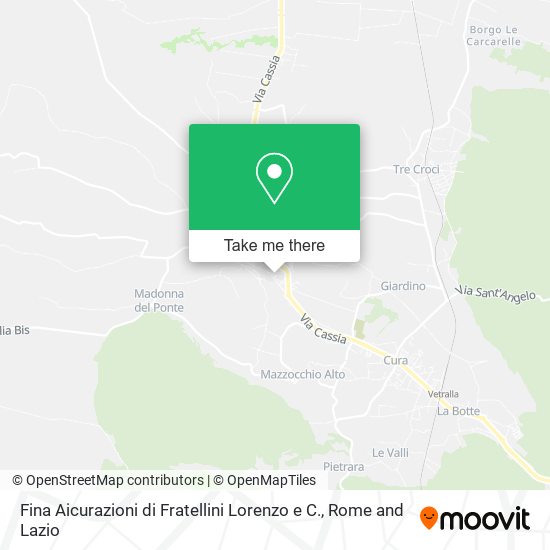 Fina Aicurazioni di Fratellini Lorenzo e C. map