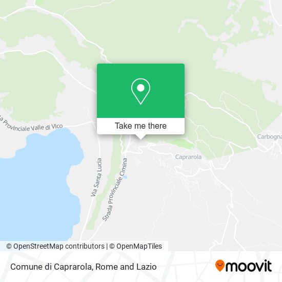 Comune di Caprarola map