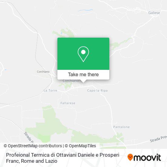 Profeional Termica di Ottaviani Daniele e Prosperi Franc map