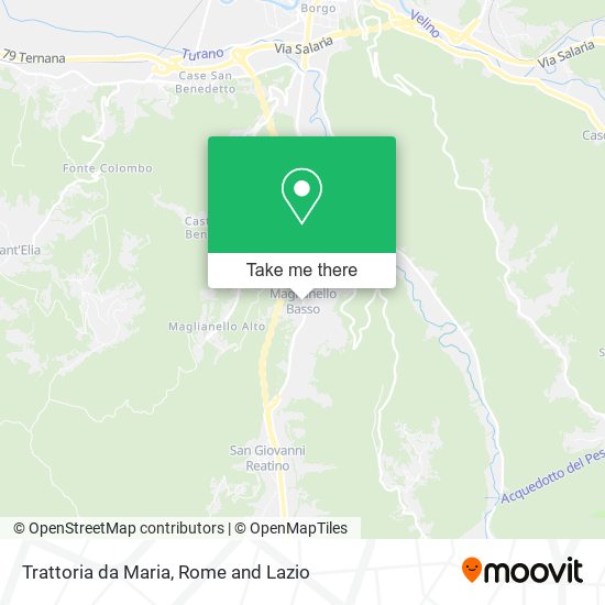 Trattoria da Maria map