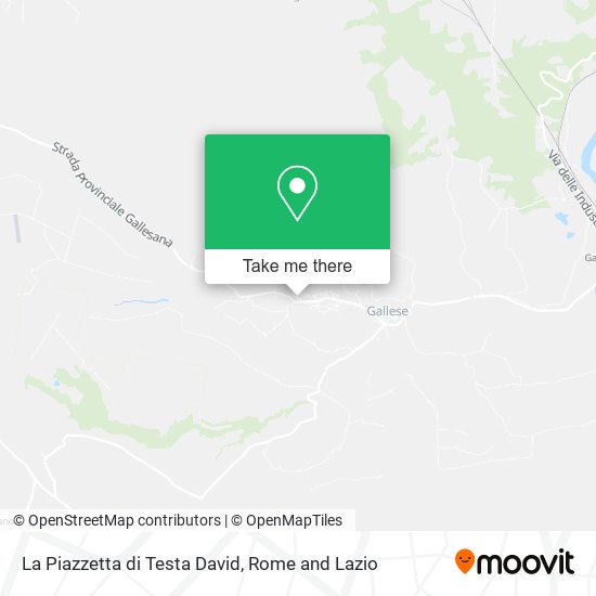 La Piazzetta di Testa David map