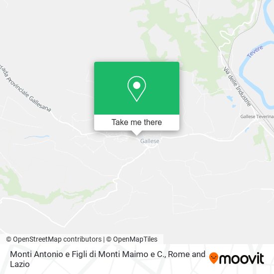 Monti Antonio e Figli di Monti Maimo e C. map