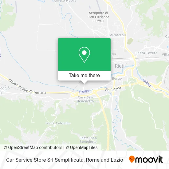Car Service Store Srl Simplified map