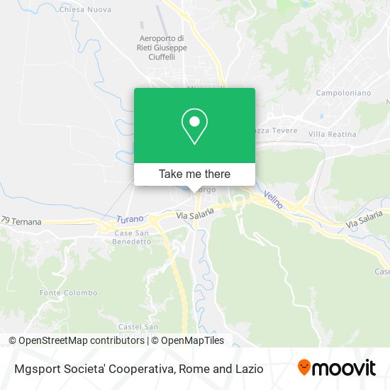 Mgsport Societa' Cooperativa map