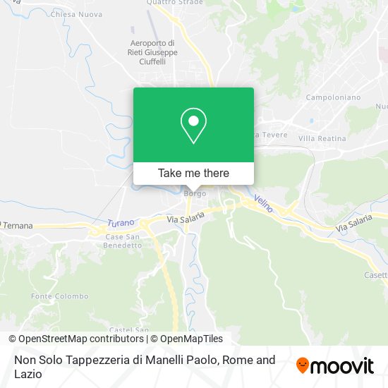 Non Solo Tappezzeria di Manelli Paolo map