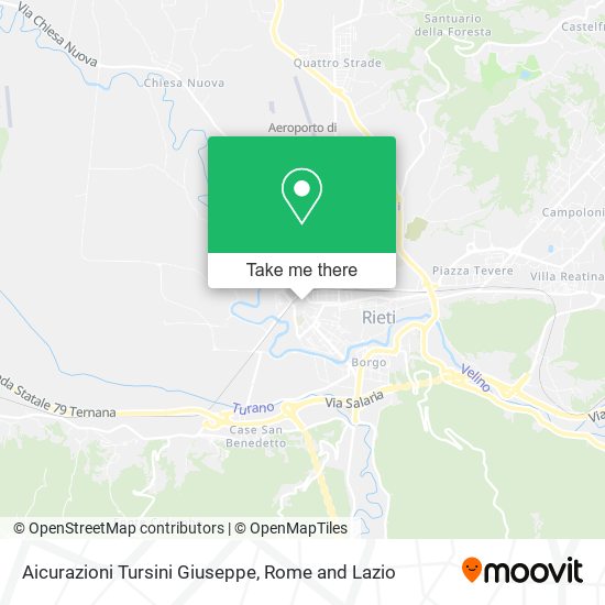 Aicurazioni Tursini Giuseppe map