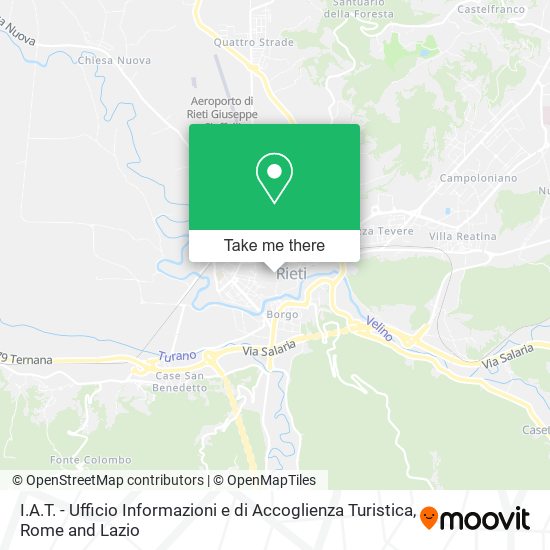 I.A.T. - Ufficio Informazioni e di Accoglienza Turistica map