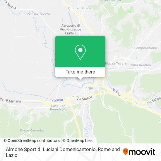 Aimone Sport di Luciani Domenicantonio map