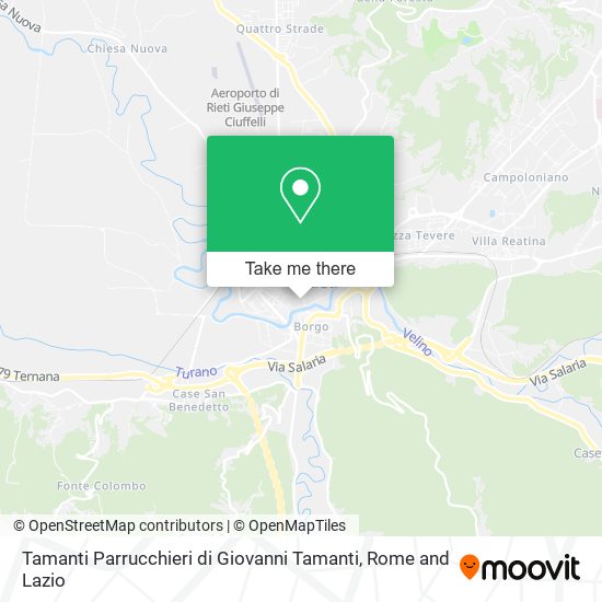 Tamanti Parrucchieri di Giovanni Tamanti map