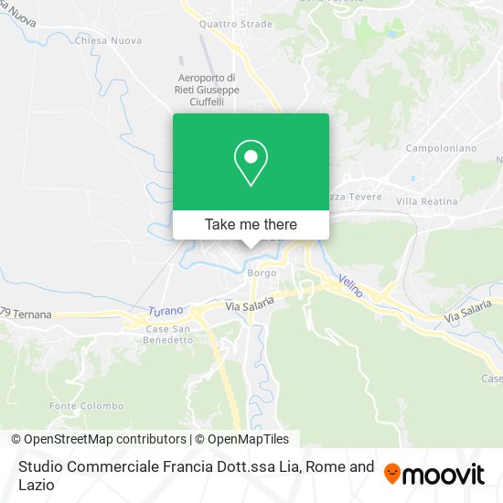 Studio Commerciale Francia Dott.ssa Lia map