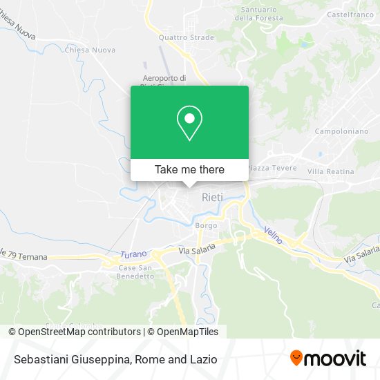 Sebastiani Giuseppina map