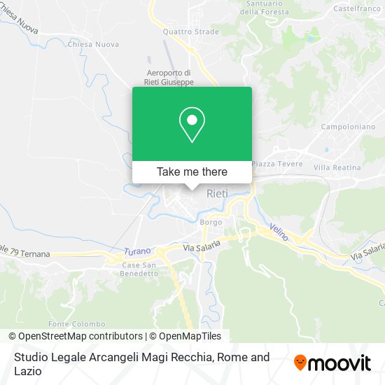 Studio Legale Arcangeli Magi Recchia map