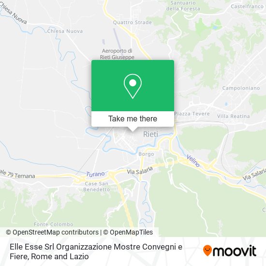 Elle Esse Srl Organizzazione Mostre Convegni e Fiere map