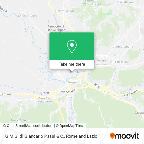 G.M.G. di Giancarlo Passi & C. map