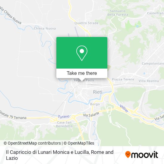 Il Capriccio di Lunari Monica e Lucilla map