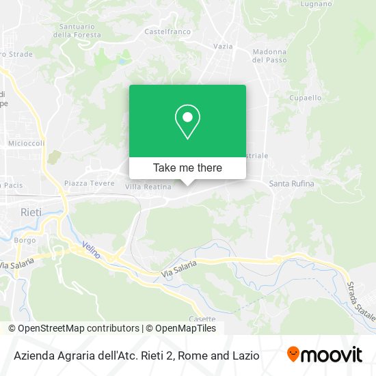 Azienda Agraria dell'Atc. Rieti 2 map