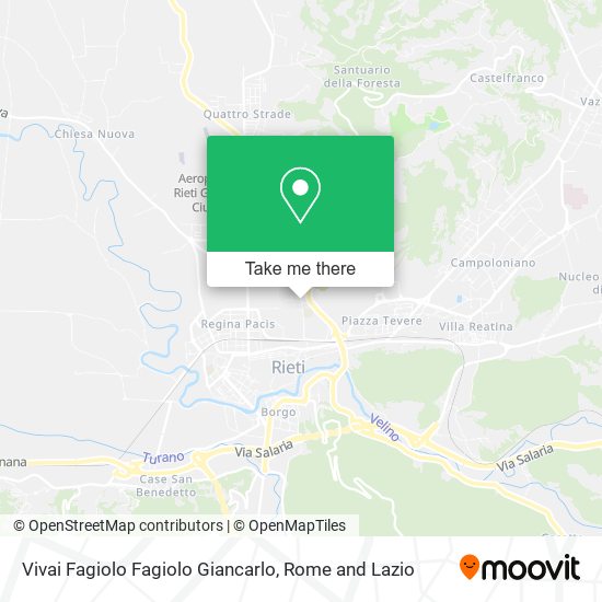 Vivai Fagiolo Fagiolo Giancarlo map