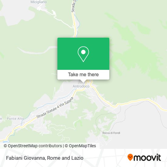 Fabiani Giovanna map