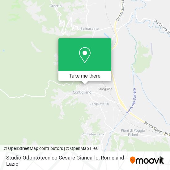 Studio Odontotecnico Cesare Giancarlo map