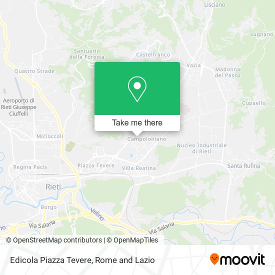 Edicola Piazza Tevere map