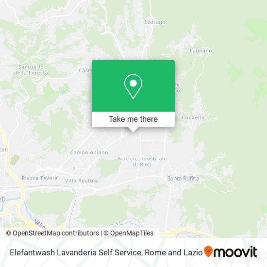 Elefantwash Lavanderia Self Service map