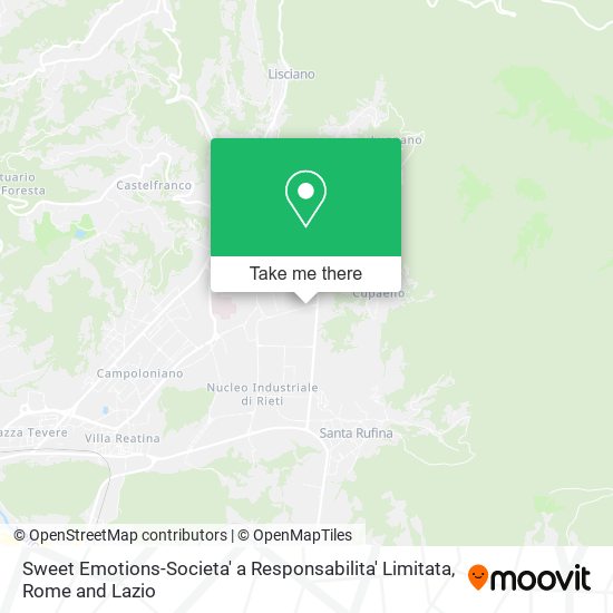 Sweet Emotions-Societa' a Responsabilita' Limitata map