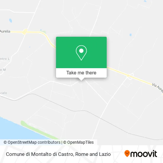 Comune di Montalto di Castro map
